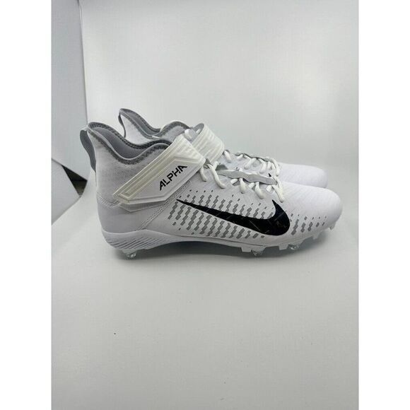 Nike Alpha Menace Pro 2 D White Football Detachable Cleats CK4277-100 Mens 15 - Picture 5 of 6